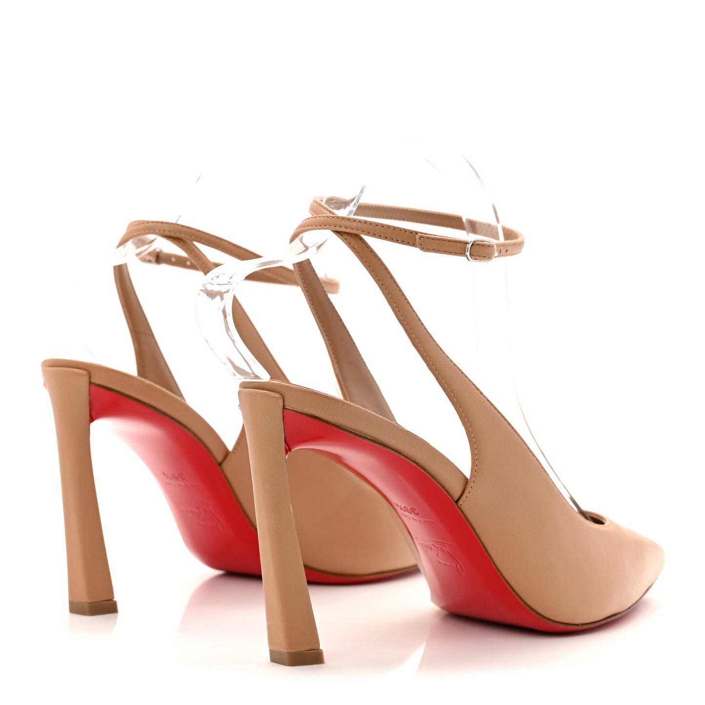 Nappa Condora Strap 85 Pumps 39.5 Toffee