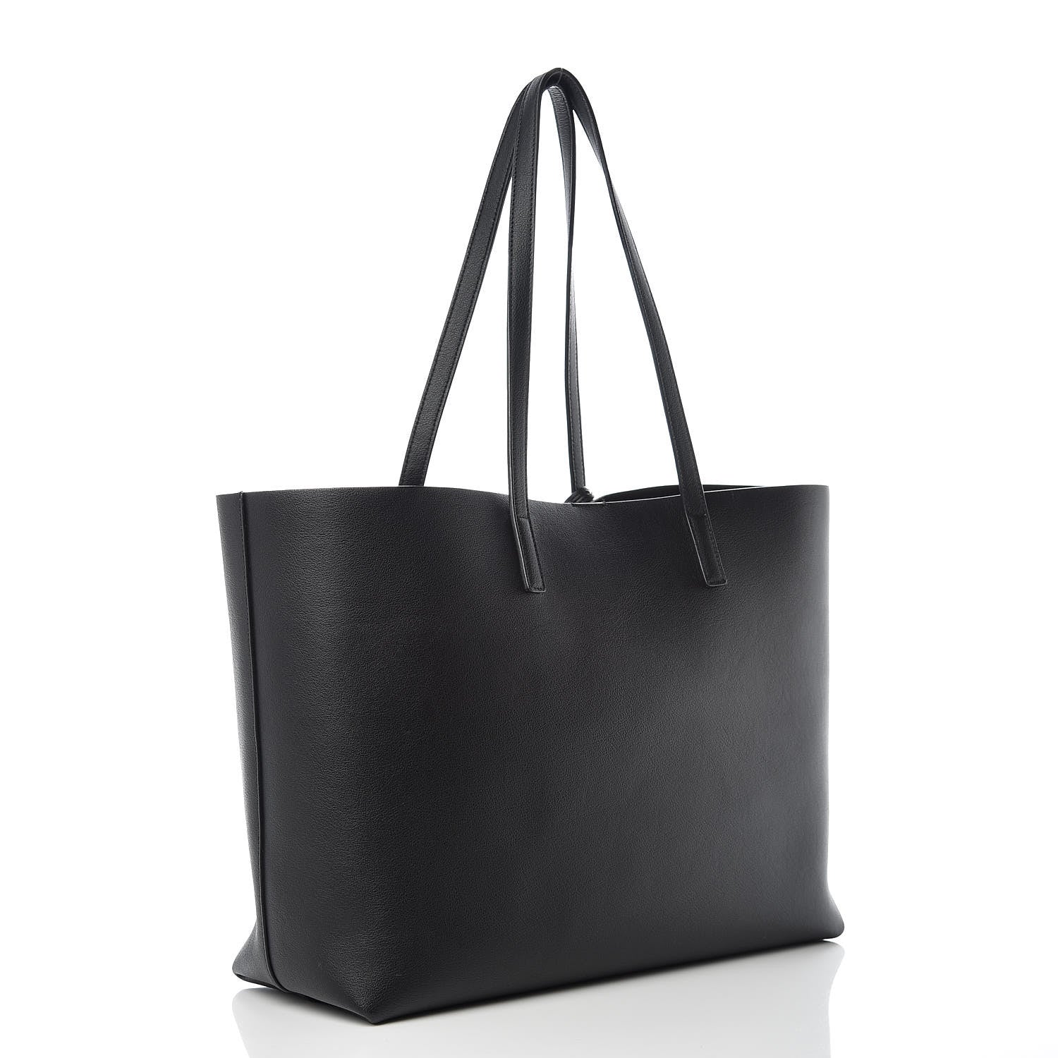 Saint Laurent Calfskin Large Shopping Tote Black 4 of 14