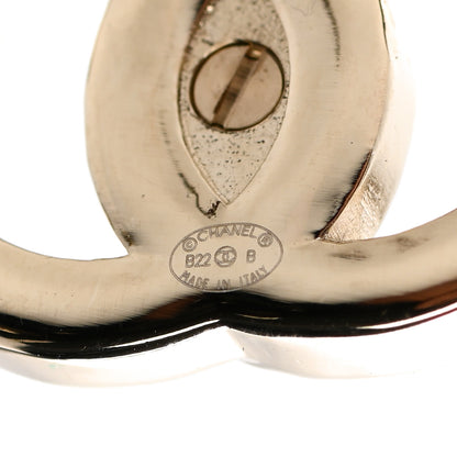 Chanel Metal Logo CC Turnlock Earrings Gold 4 of 5