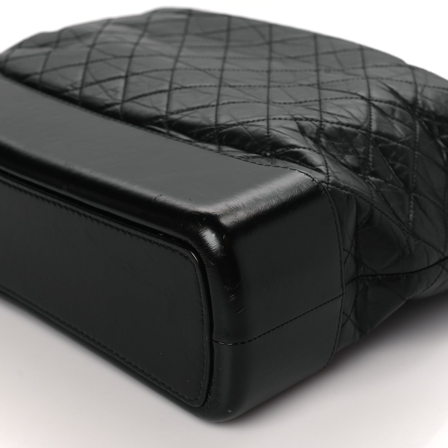 Chanel Aged Calfskin Quilted Maxi Gabrielle Hobo Black 8 of 8