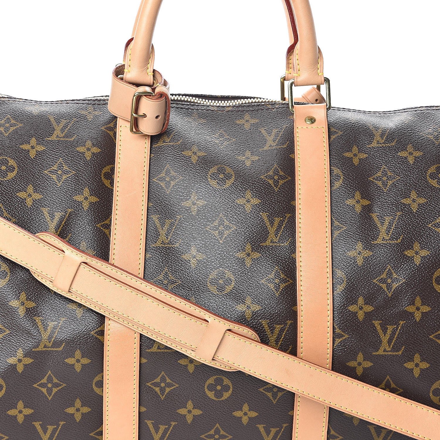 Louis Vuitton Monogram Keepall Bandouliere 50 8 of 10