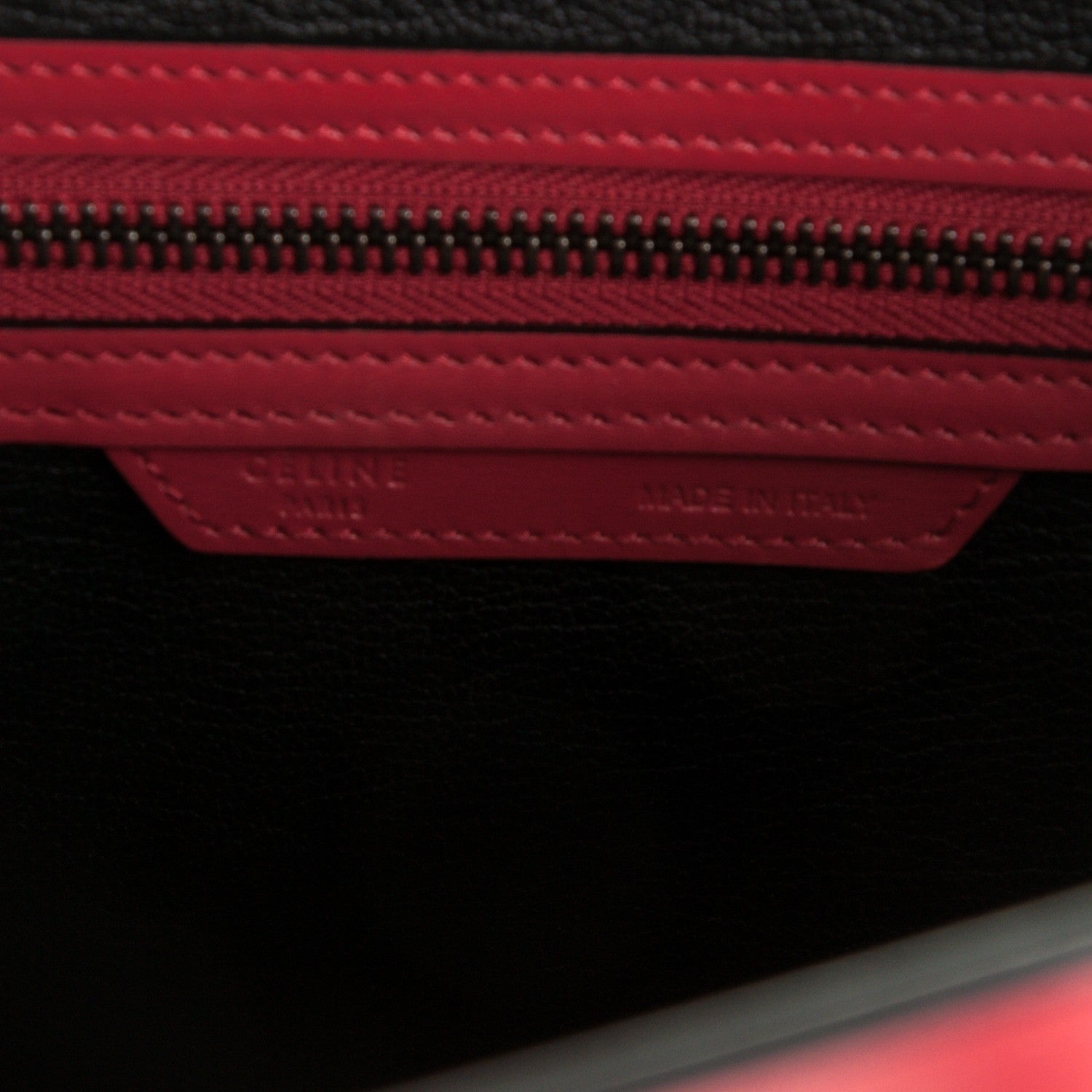 Celine Palmelato Micro Luggage Red 6 of 8