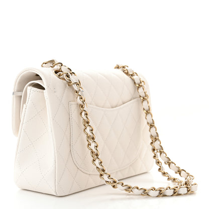 Chanel Caviar Quilted Small Double Flap White 3 of 11