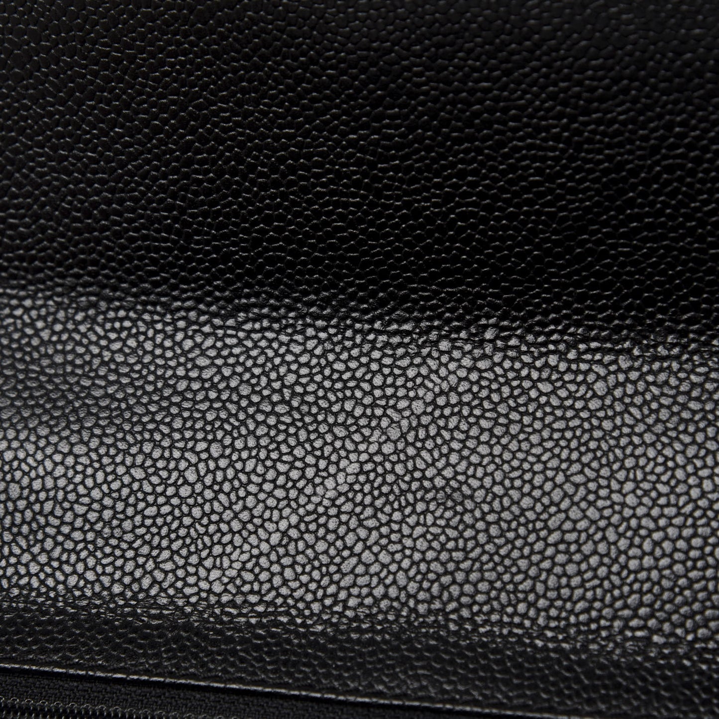 Caviar Quilted Jumbo Kelly Flap Black