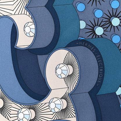 Hermes Silk Electrique Scarf 90 2 of 3