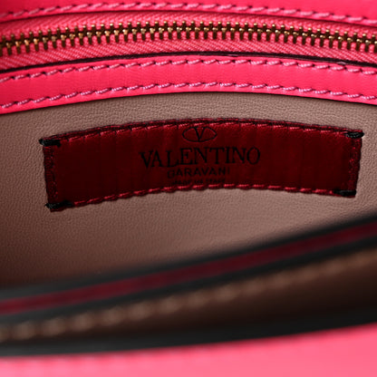 Valentino Garavani Nappa Rockstud Wristlet Clutch Fuxia Fluo 6 of 19