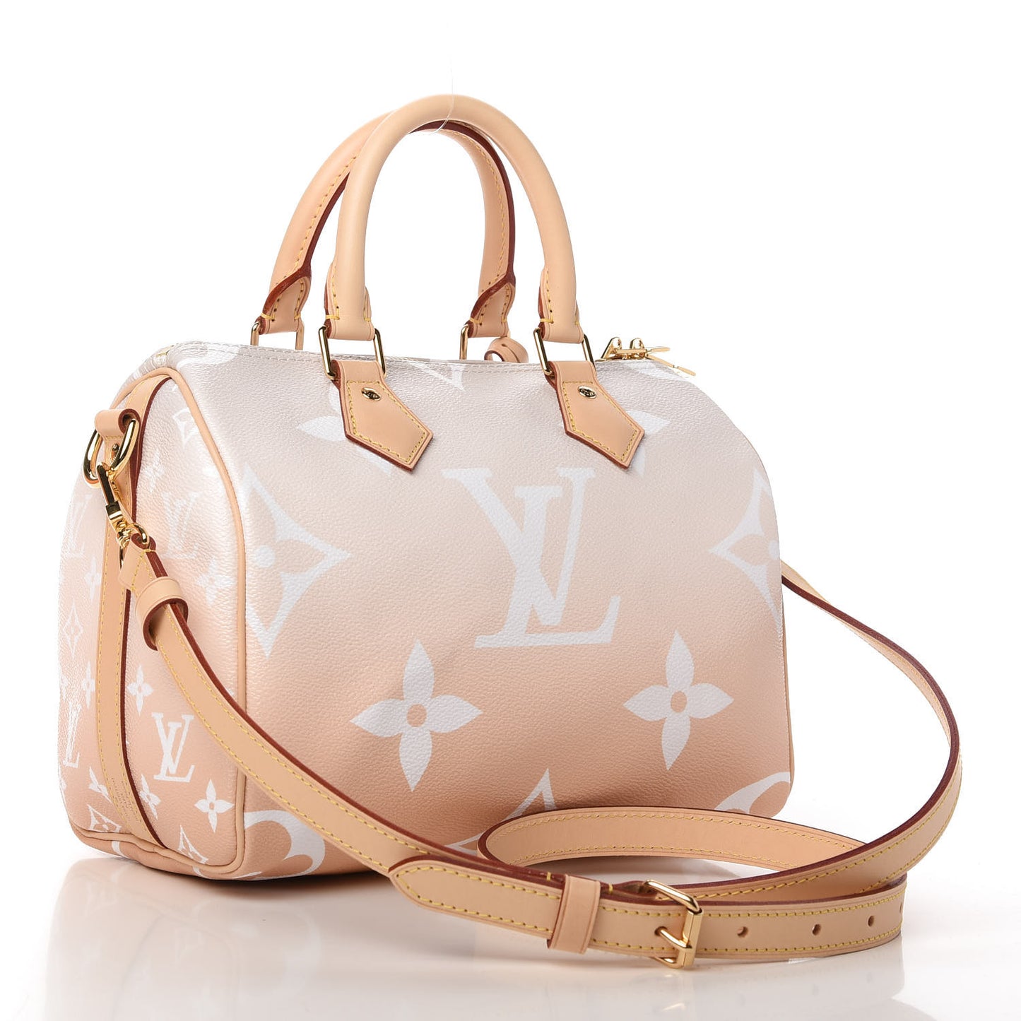 Monogram Giant By The Pool Speedy Bandouliere 25 Brume