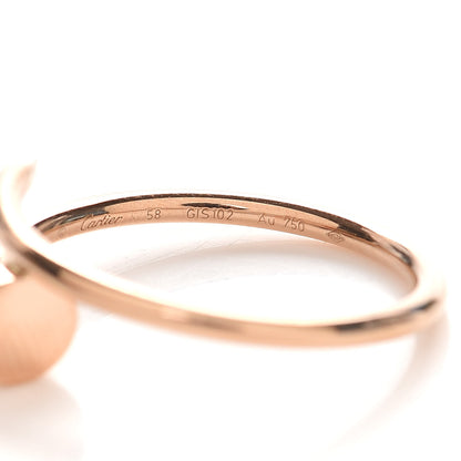 Cartier 18K Pink Gold Small Juste Un Clou Ring 58 8.25 4 of 7