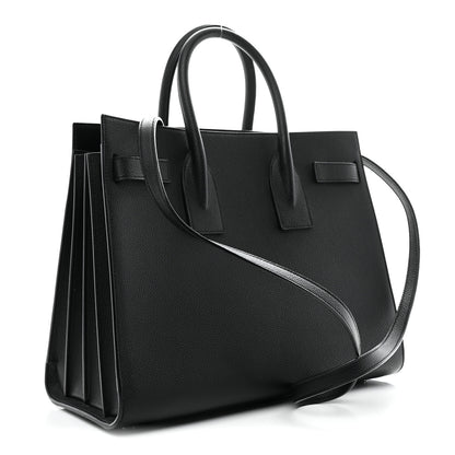 Saint Laurent Grained Calfskin Small Sac De Jour Black 7 of 21