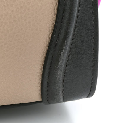 Celine Baby Grained Calfskin Nubuck Nano Tri-Color Luggage Magenta 10 of 12