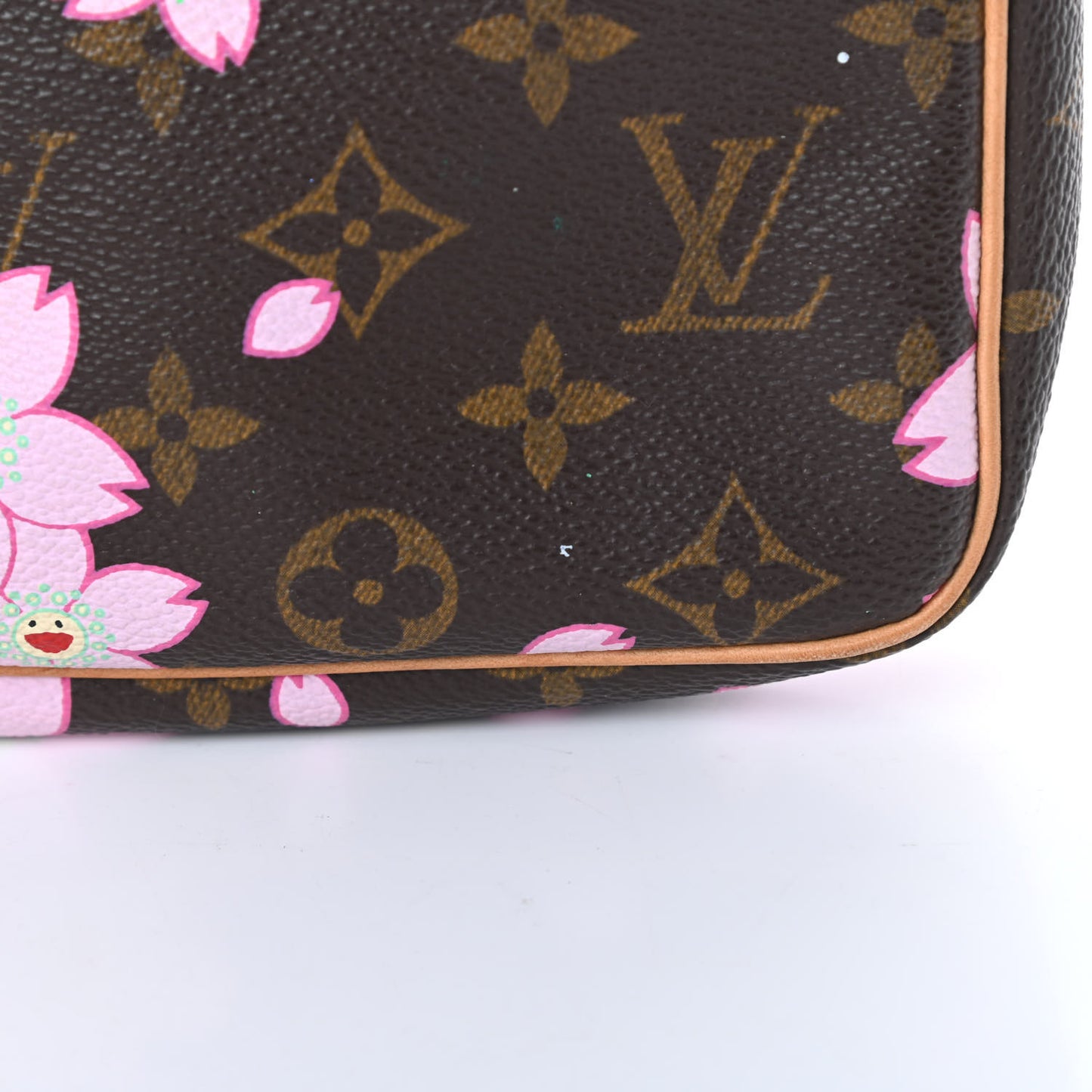 Monogram Cherry Blossom Pochette Accessories Brown