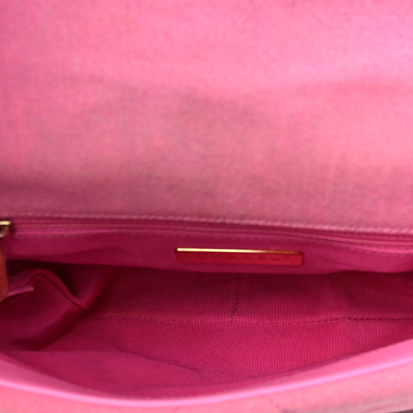 Denim Quilted Medium Chanel 19 Flap Neon Pink