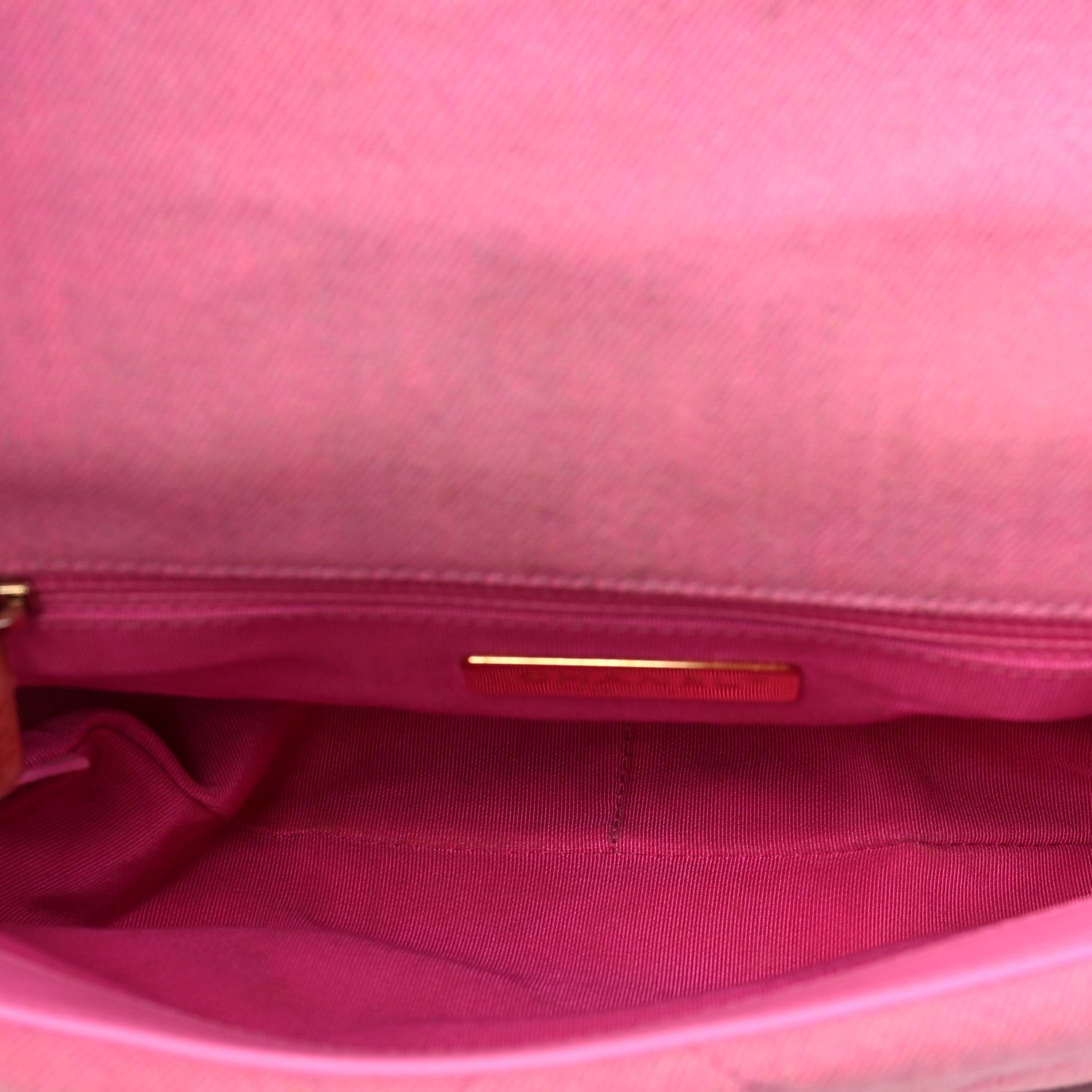 Chanel Denim Quilted Medium Chanel 19 Flap Neon Pink 5 of 9