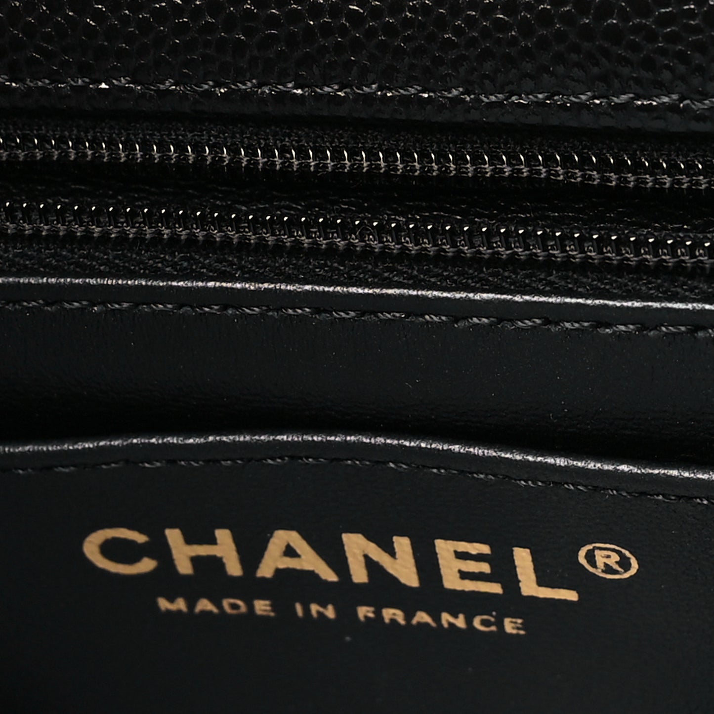 Caviar Quilted Mini Handy CC Flap Black