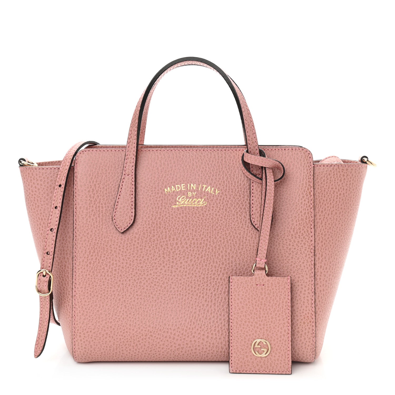 Gucci Dollar Calfskin Mini Swing Top Handle Bag Soft Pink 1 of 9