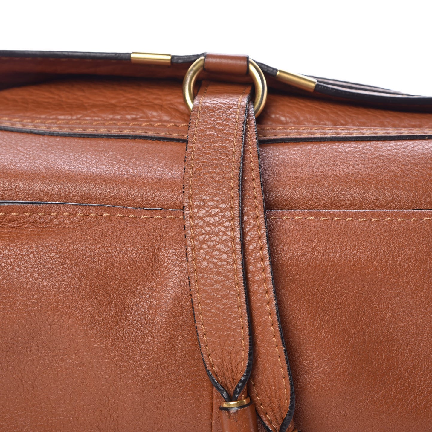 Calfskin Medium Marcie Satchel Tan