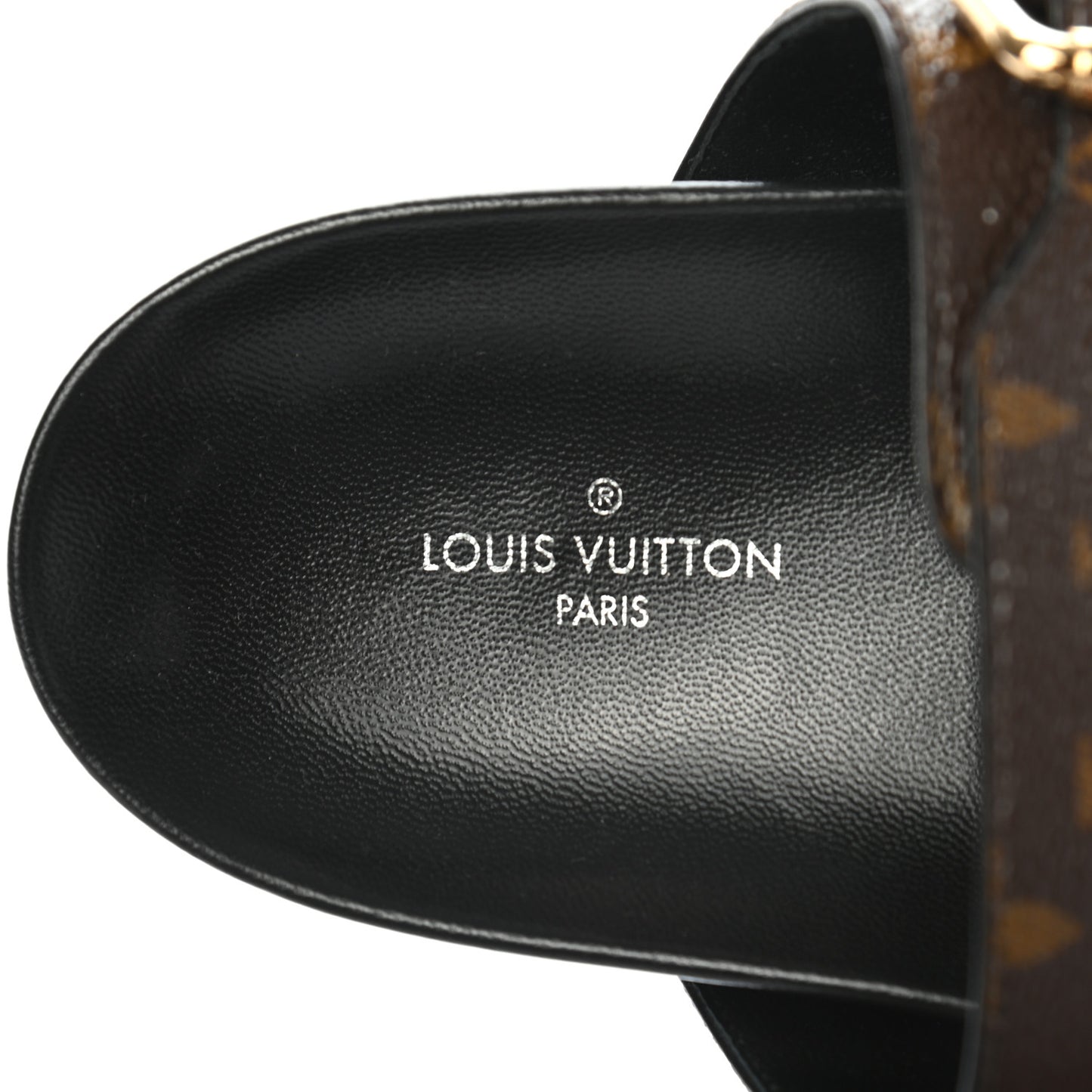 Monogram Bom Dia Mule Sandals 39 Black