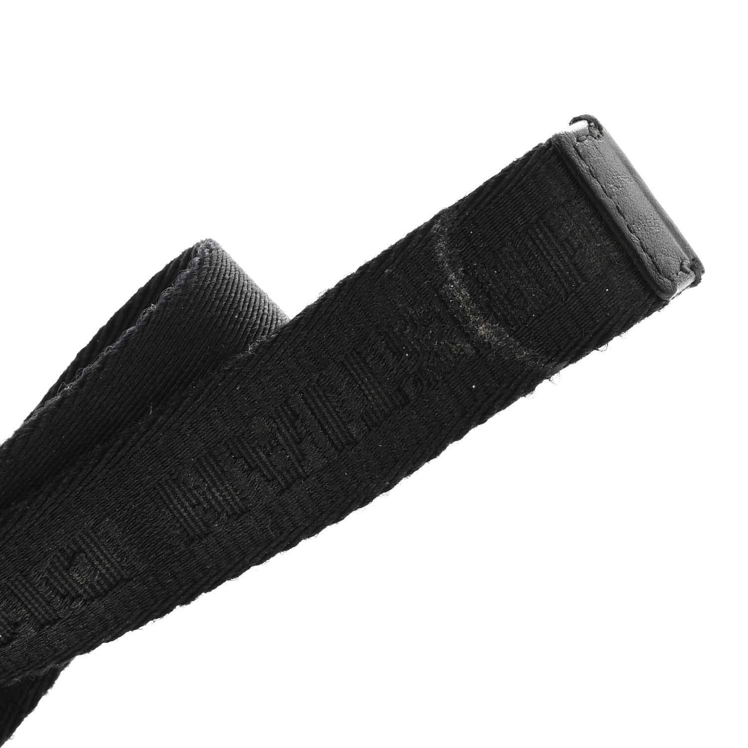 Christian Dior Jacquard Nylon Aluminum 25mm CD Belt Black 3 of 3