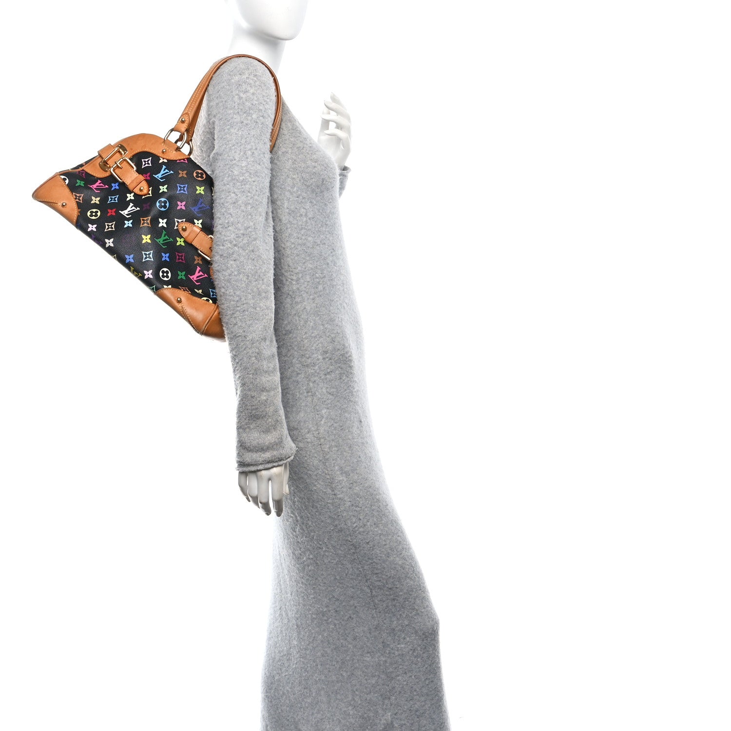 Louis Vuitton Monogram Multicolor Claudia Black 2 of 10