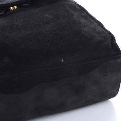 Chanel Suede CC Drawstring Backpack Black 8 of 10