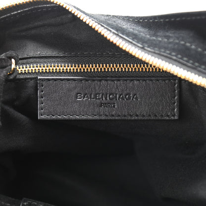 Balenciaga Baby Daim Gold Metallic Edge Hardware City Black 5 of 9