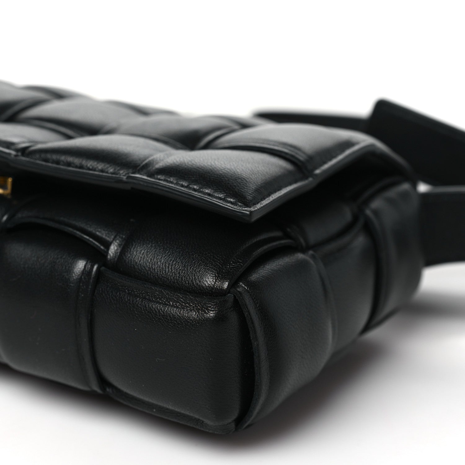 Bottega Veneta Nappa Maxi Intreccio Small Padded Cassette Crossbody Bag Black 10 of 10