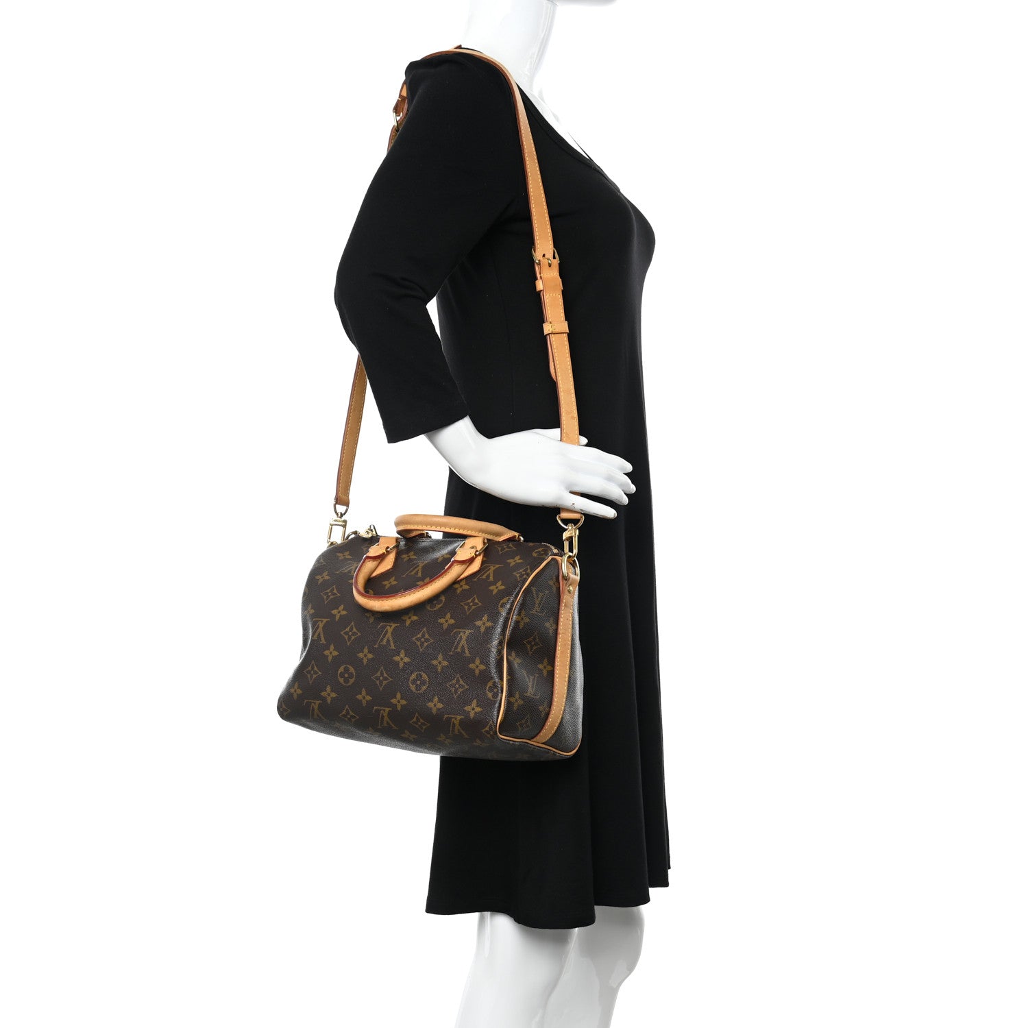 Louis Vuitton Monogram Speedy Bandouliere 25 2 of 13