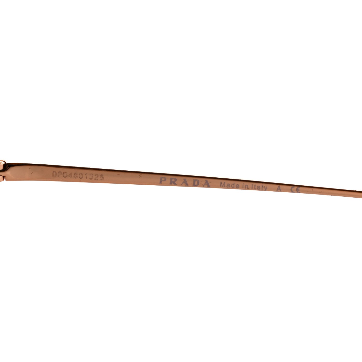 Prada Round Sunglasses SPR 56U Rose Gold 7 of 8