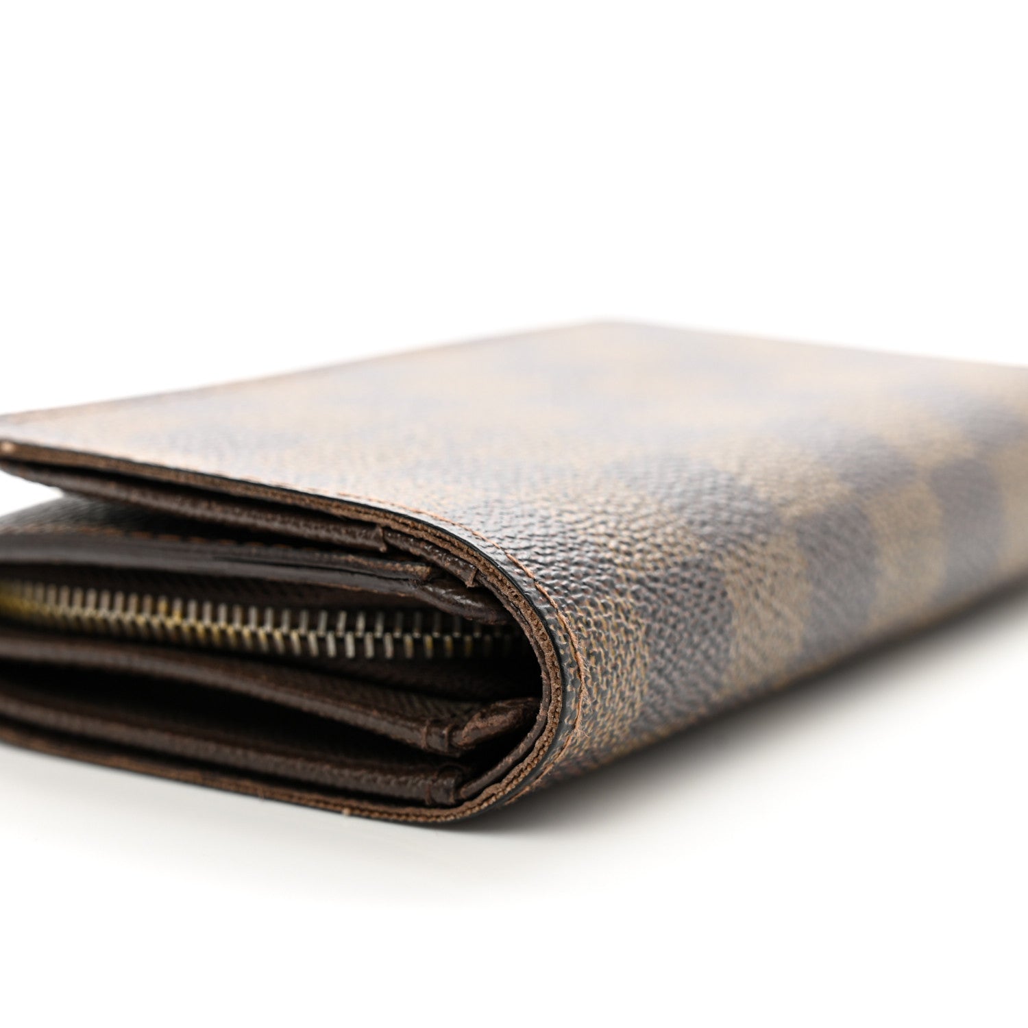 Louis Vuitton Damier Ebene Porte-Monnaie Billets Tresor Wallet 8 of 9