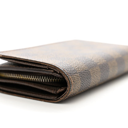 Louis Vuitton Damier Ebene Porte-Monnaie Billets Tresor Wallet 8 of 9