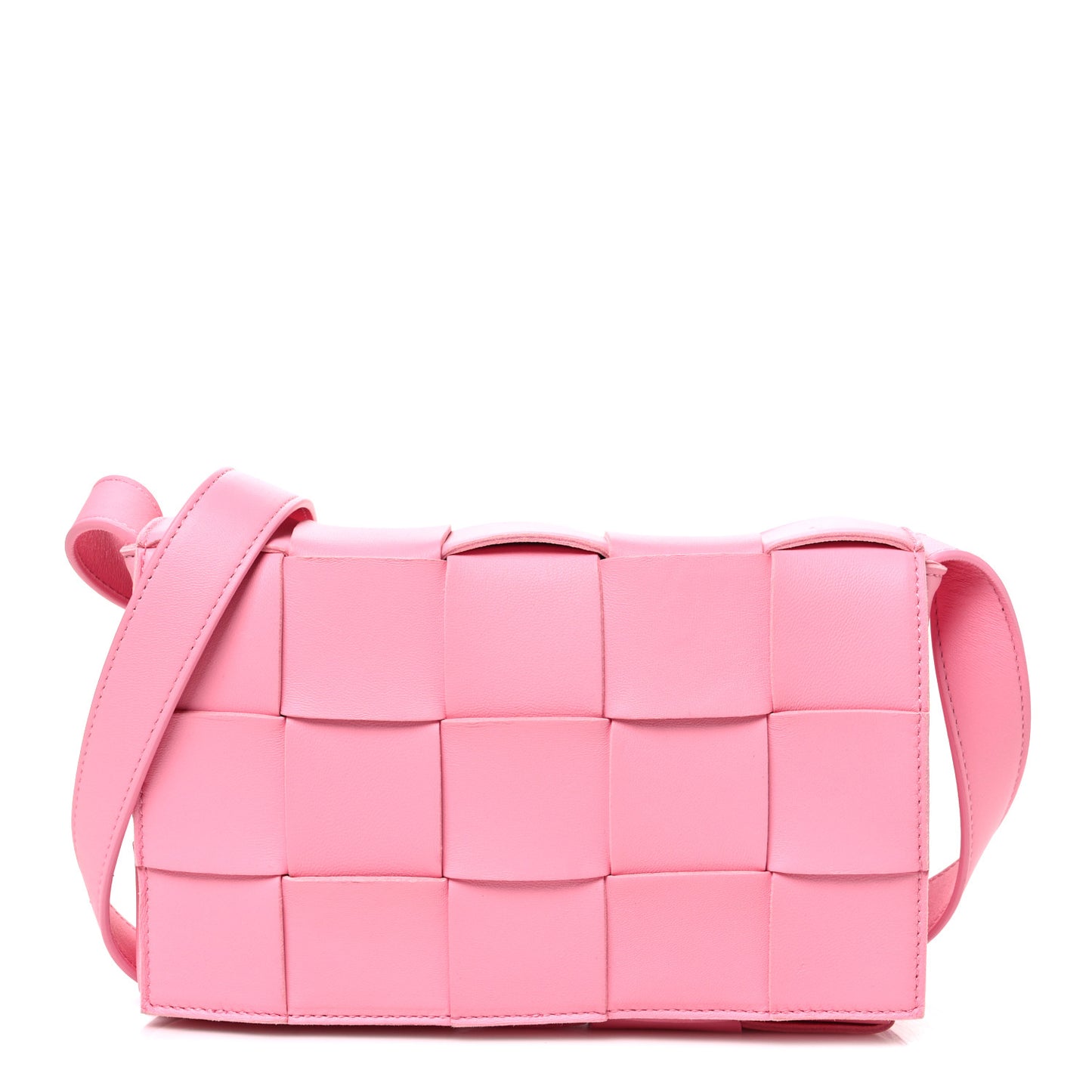 Lambskin Maxi Intrecciato Cassette Crossbody Bag Ribbon