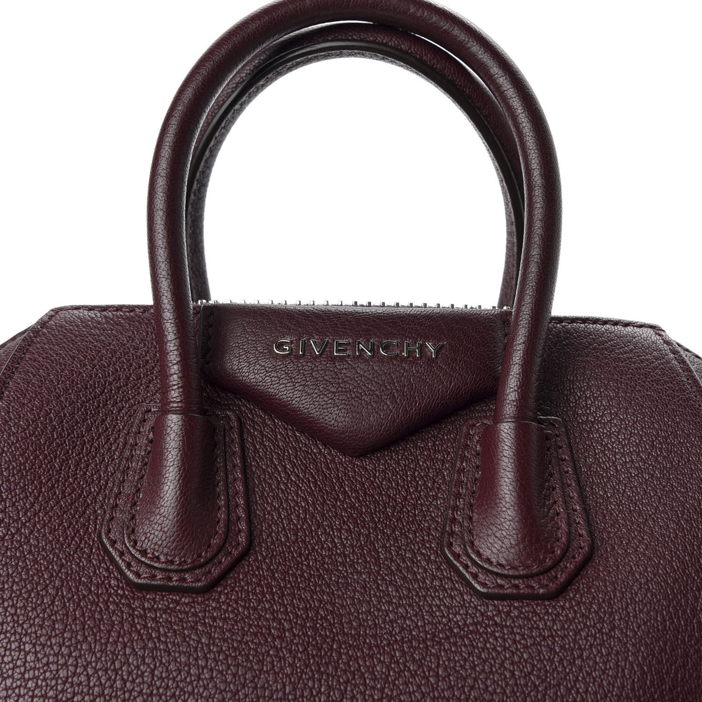 Sugar Goatskin Mini Antigona Oxblood