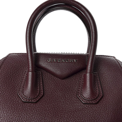Givenchy Sugar Goatskin Mini Antigona Oxblood 11 of 11