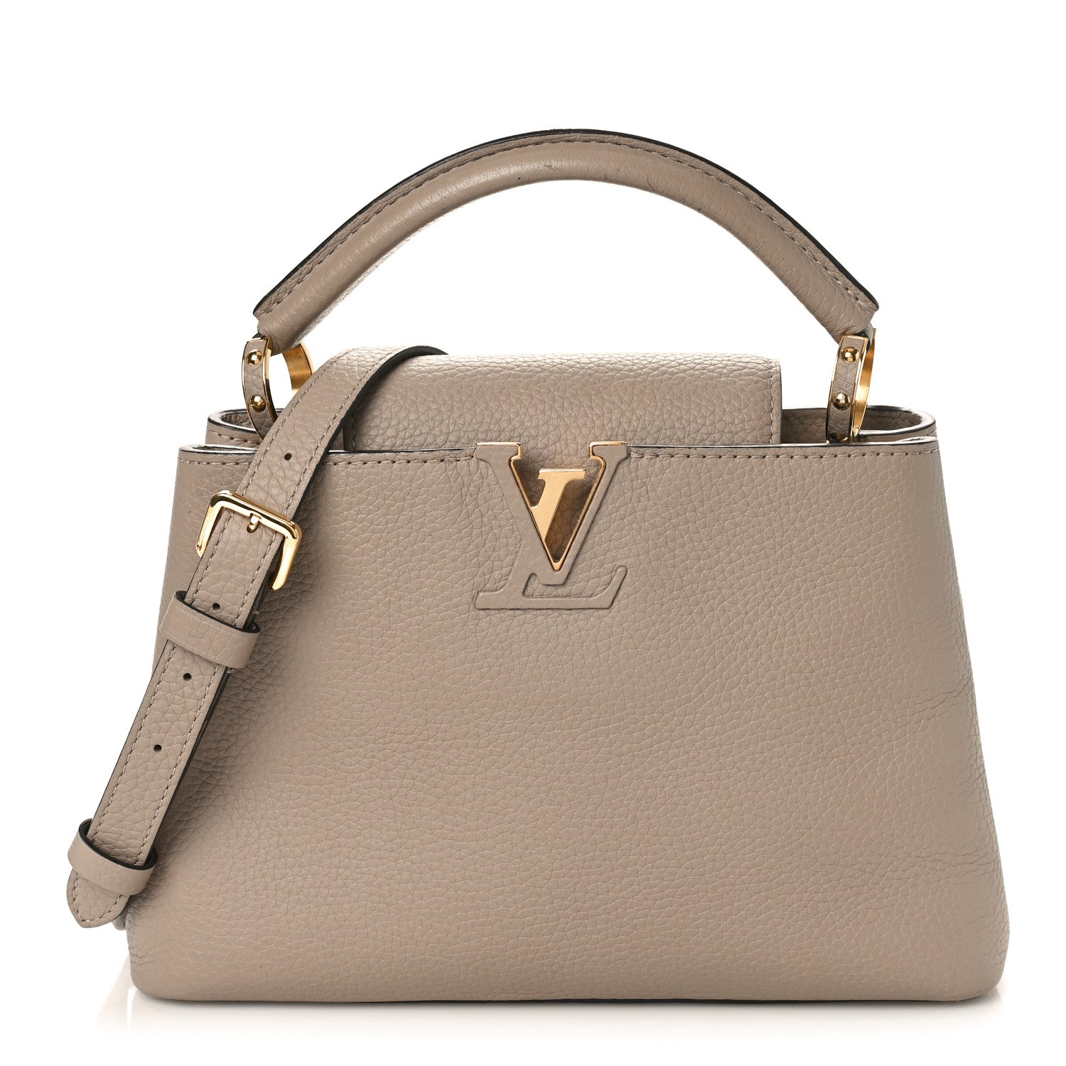 Louis Vuitton Taurillon Capucines BB Galet 1 of 10