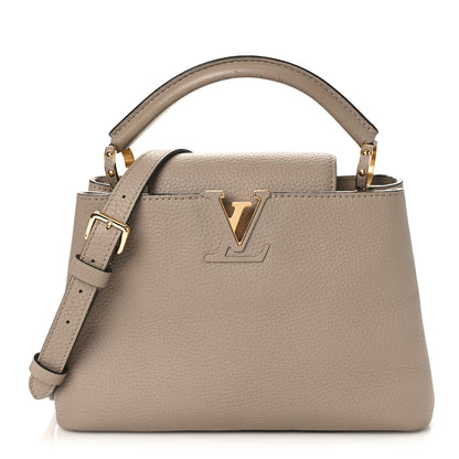 Louis Vuitton Taurillon Capucines BB Galet 1 of 10