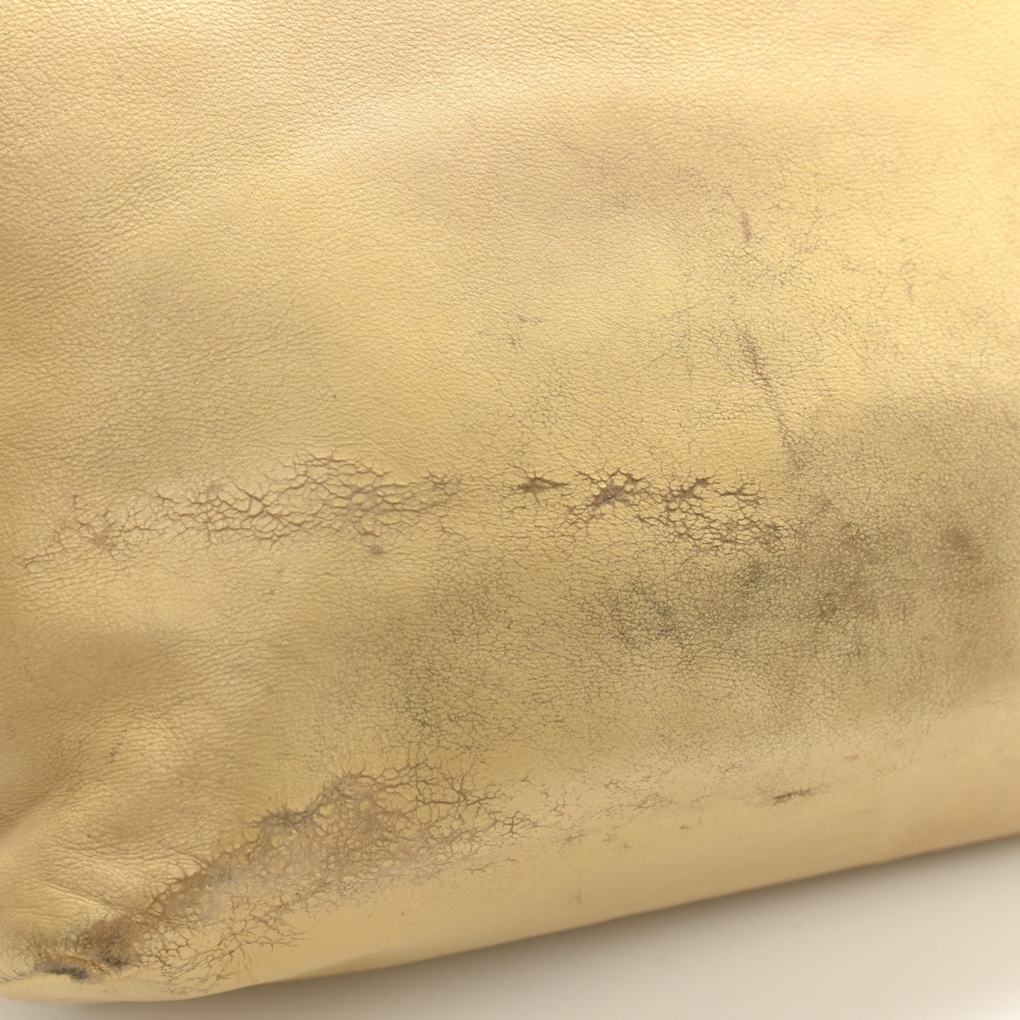 Lambskin Edgy Tote Beige