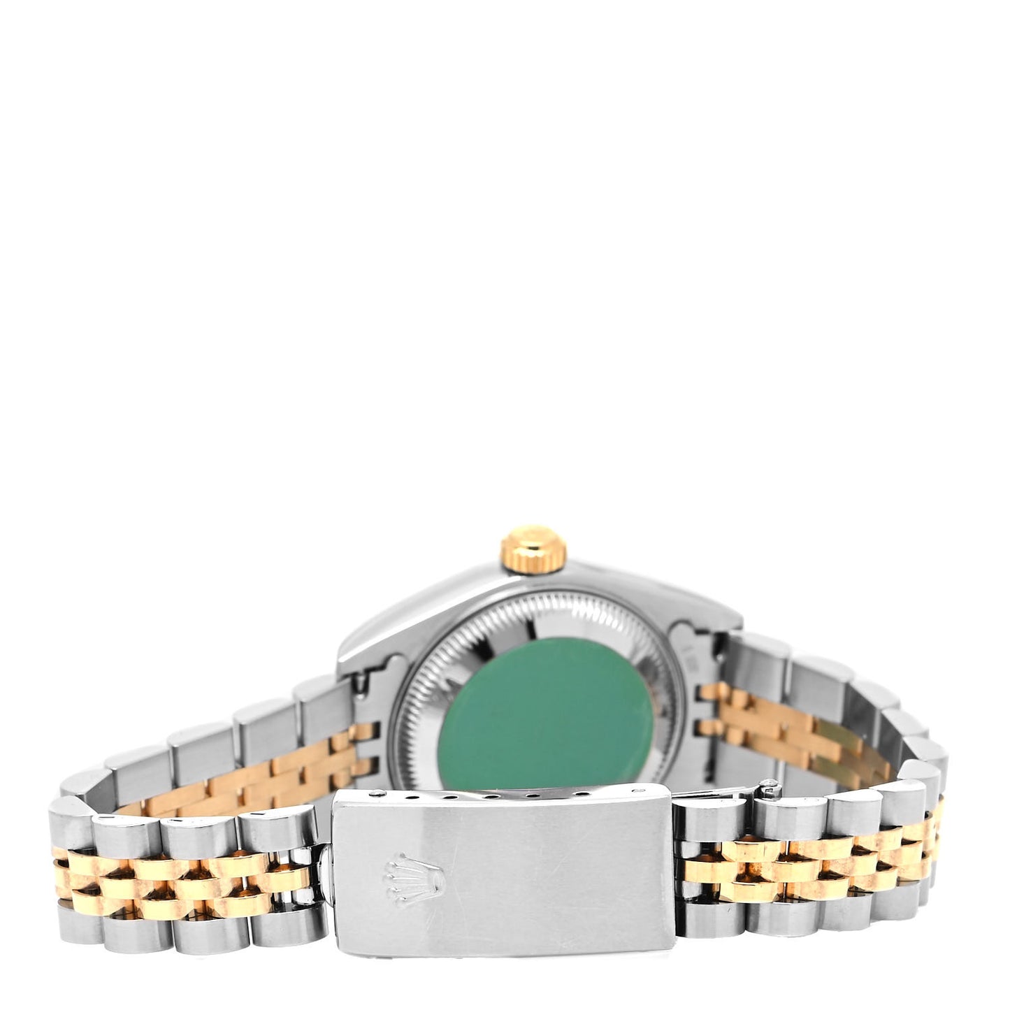 Stainless Steel 18K Yellow Gold Diamond 26mm Oyster Perpetual Datejust Watch Silver 79173