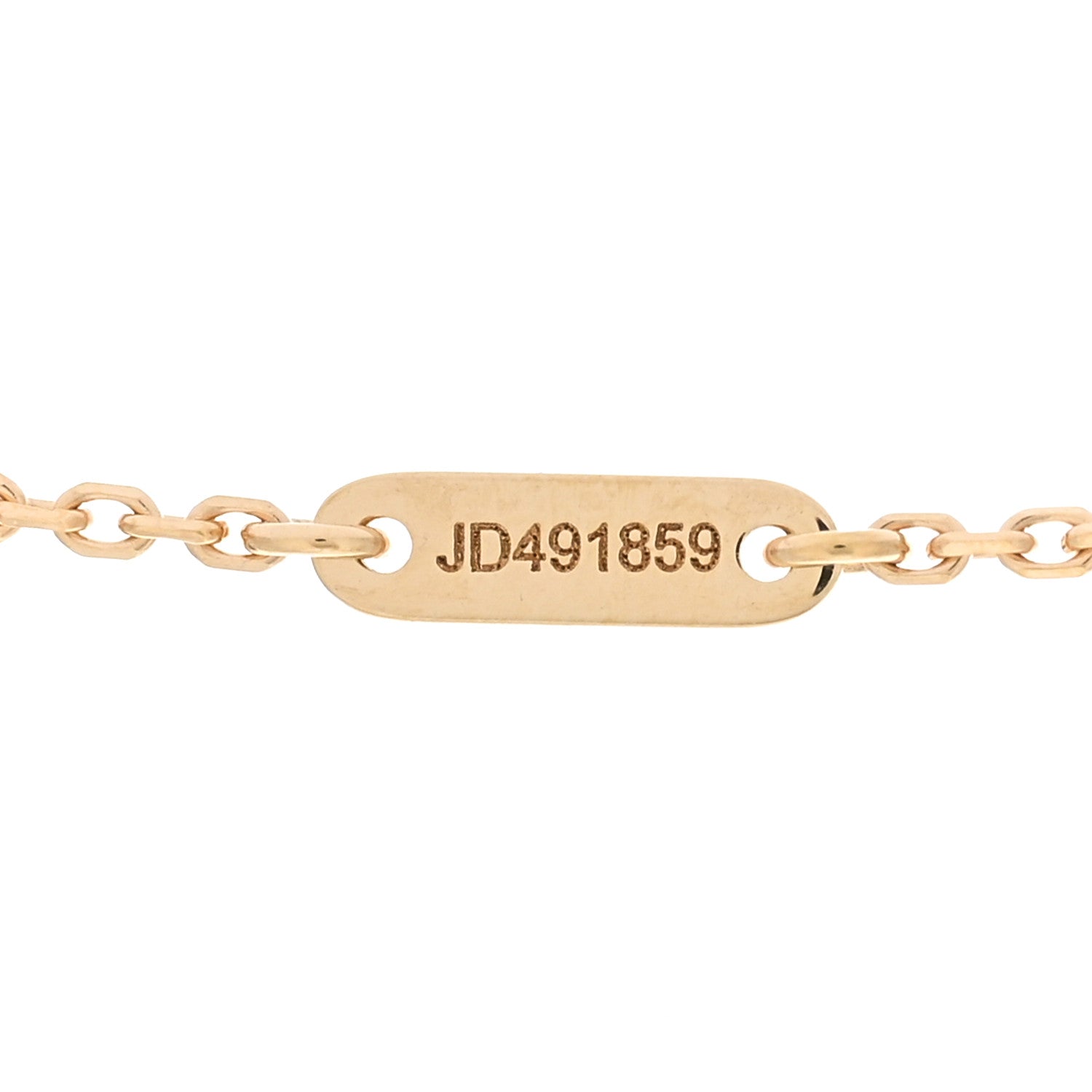 Van Cleef & Arpels 18K Yellow Gold Mother of Pearl Sweet Alhambra Pendant Necklace 4 of 6