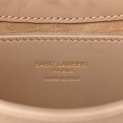 Saint Laurent Vegetable Le 5 A 7 Mini Hobo Dark Beige 5 of 10