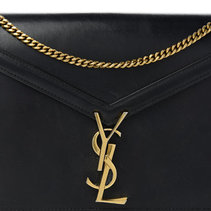 Saint Laurent Smooth Calfskin Monogram Cassandra Clasp Bag Black 10 of 10