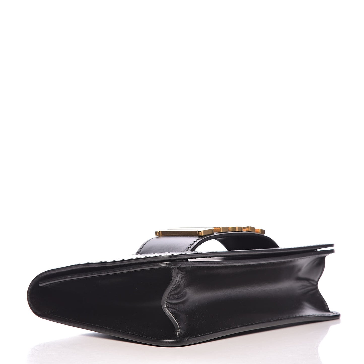 Smooth Calfskin Dio(r)evolution Flap Clutch Black