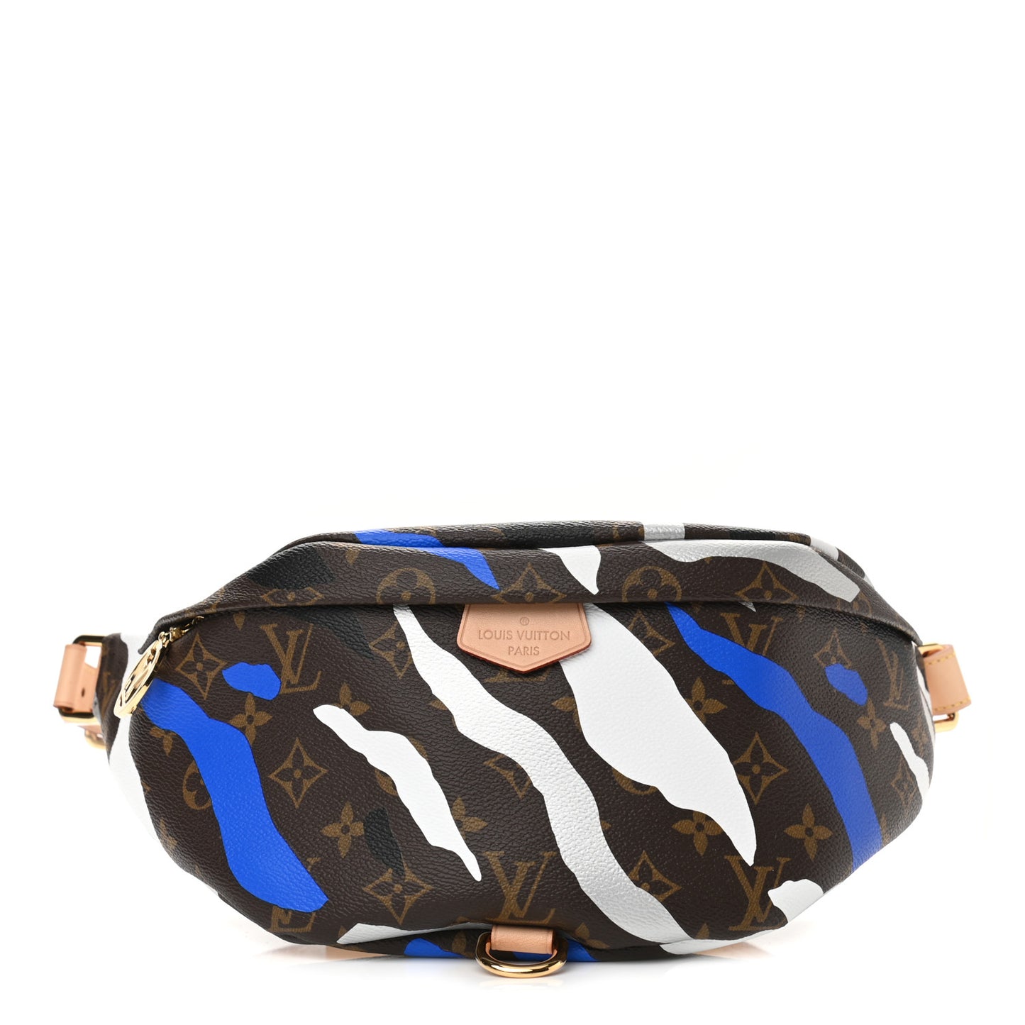 X LOL Monogram Bumbag Blue Silver