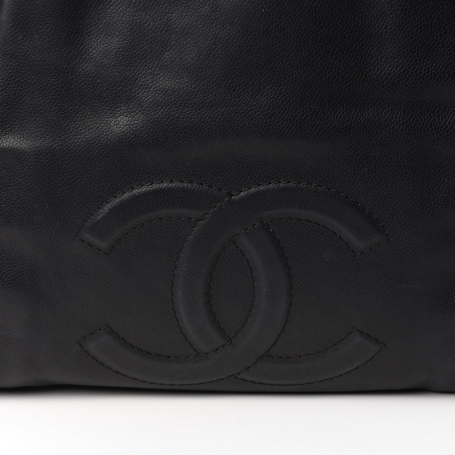 Chanel Caviar Large CC Tuck Tote Black 10 of 10