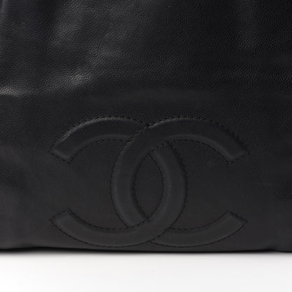 Chanel Caviar Large CC Tuck Tote Black 10 of 10