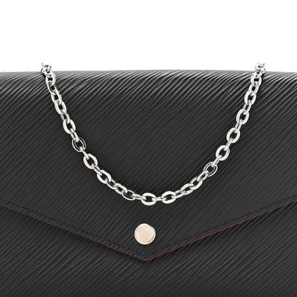Louis Vuitton Epi Pochette Felicie Black Hot Pink 18 of 25