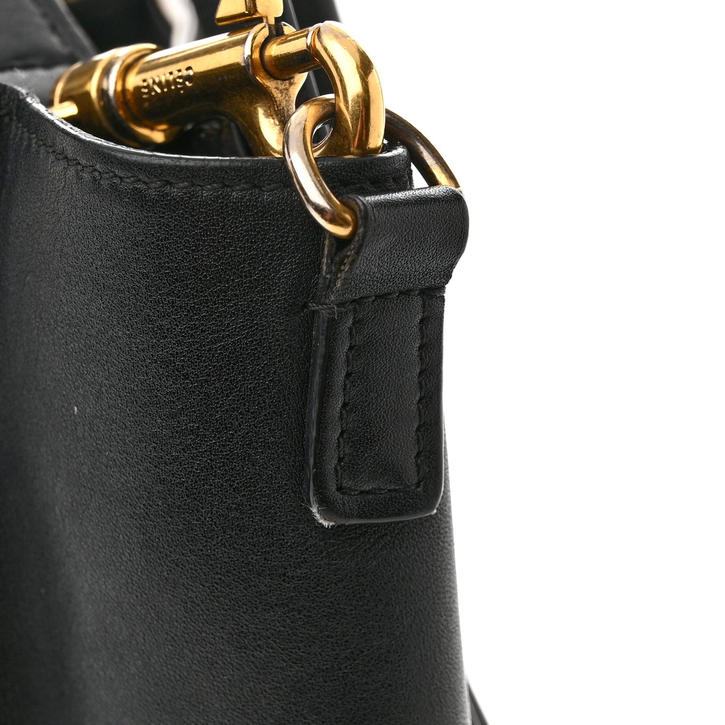 Smooth Calfskin Nano Luggage Black