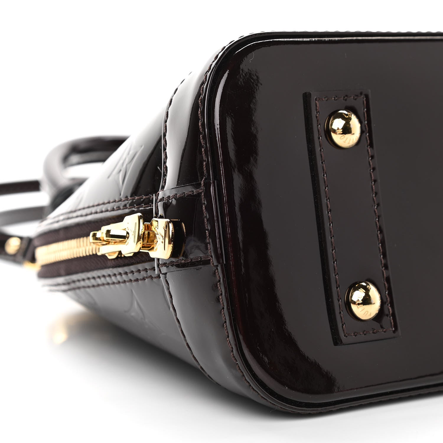 Louis Vuitton Vernis Alma BB Amarante 9 of 10