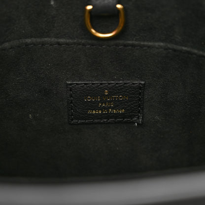 Louis Vuitton Calfskin Lock & Go Tote Black 7 of 12