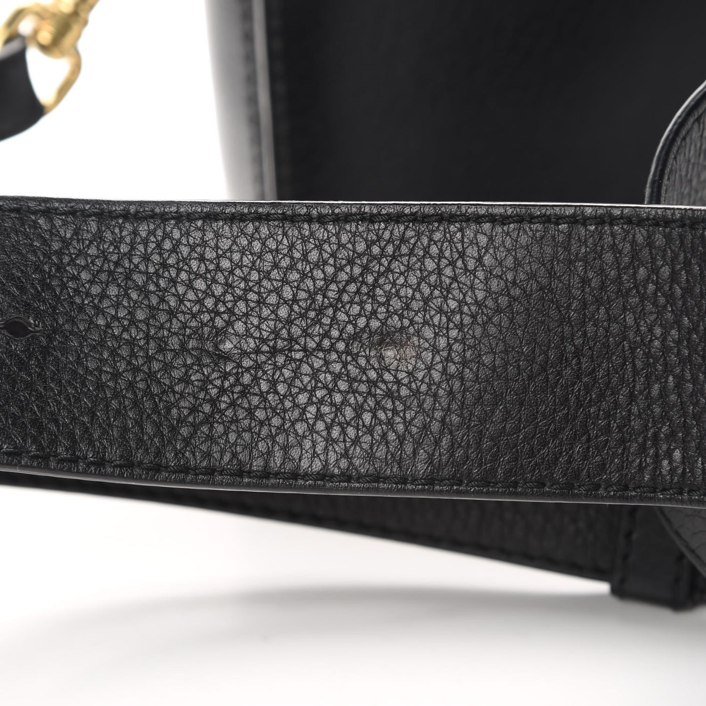 Grained Calfskin Dio(r)evolution Flap Bag Black