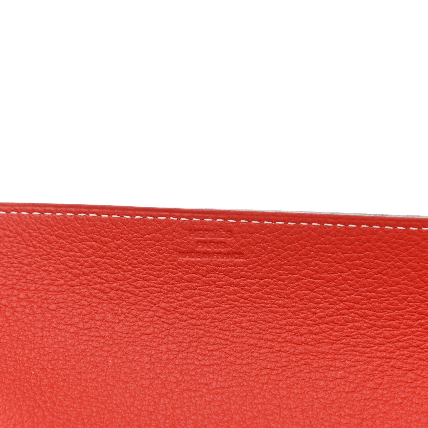 Hermes Taurillon Clemence Mises et Relances Double Horse Change Tray Tuile Fauve 5 of 6